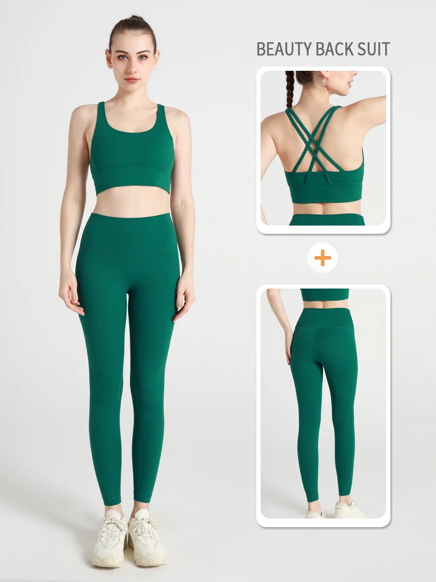 Women’s Yoga Set with Sports Bra