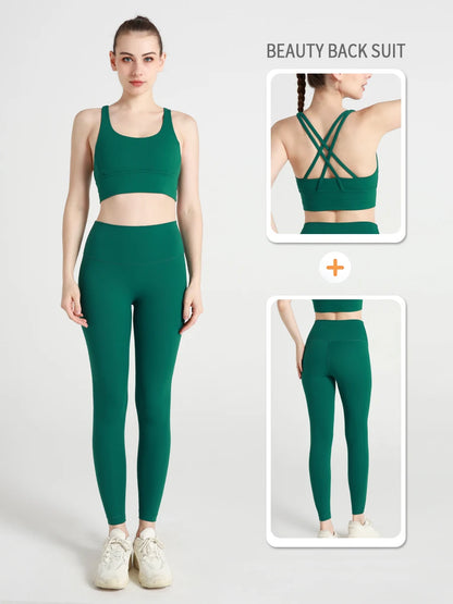 Women’s Yoga Set with Sports Bra