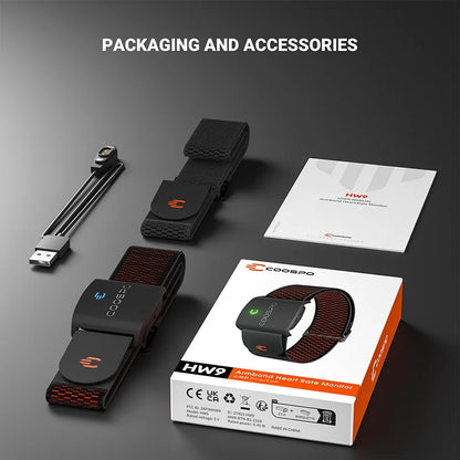 HW9 Heart Rate Monitor Armband BLE5.0