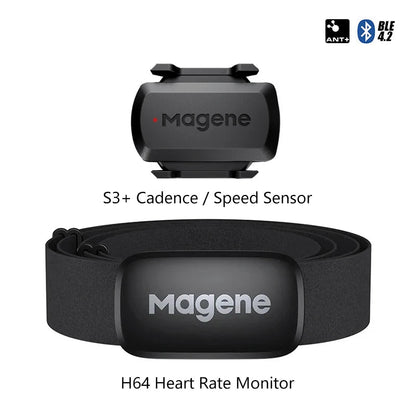S3+ Speed/Cadence Sensor & H64 HR Monitor