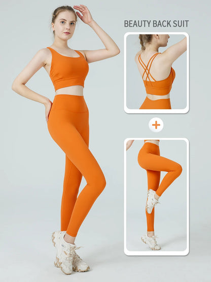 Women’s Yoga Set with Sports Bra